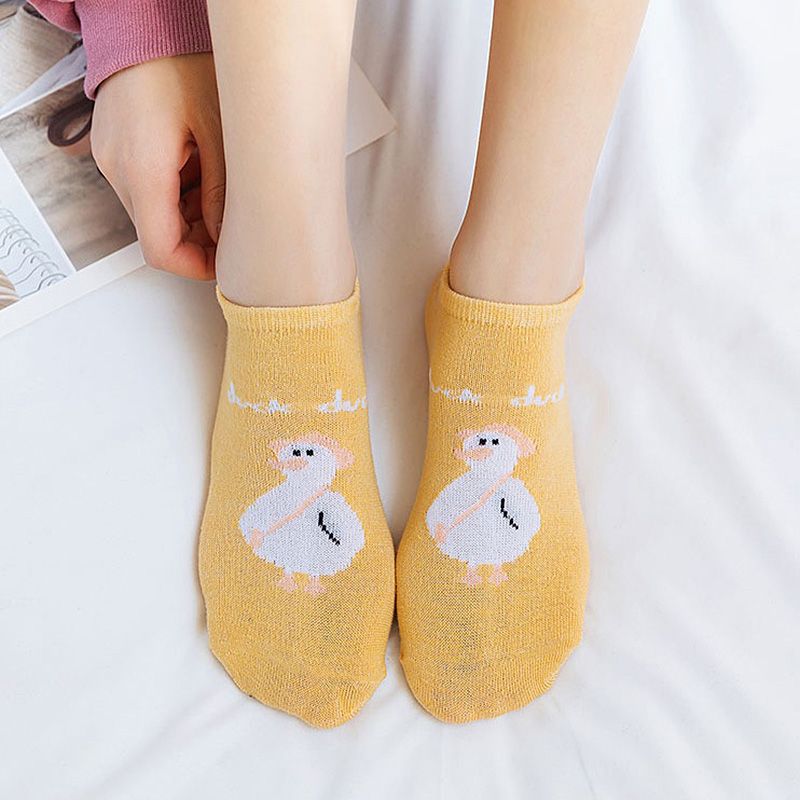 5 Pairs Women's Colorful Cartoon Animals Pattern Ankle Socks - Clothing,  Shoes & Jewelry - Temu