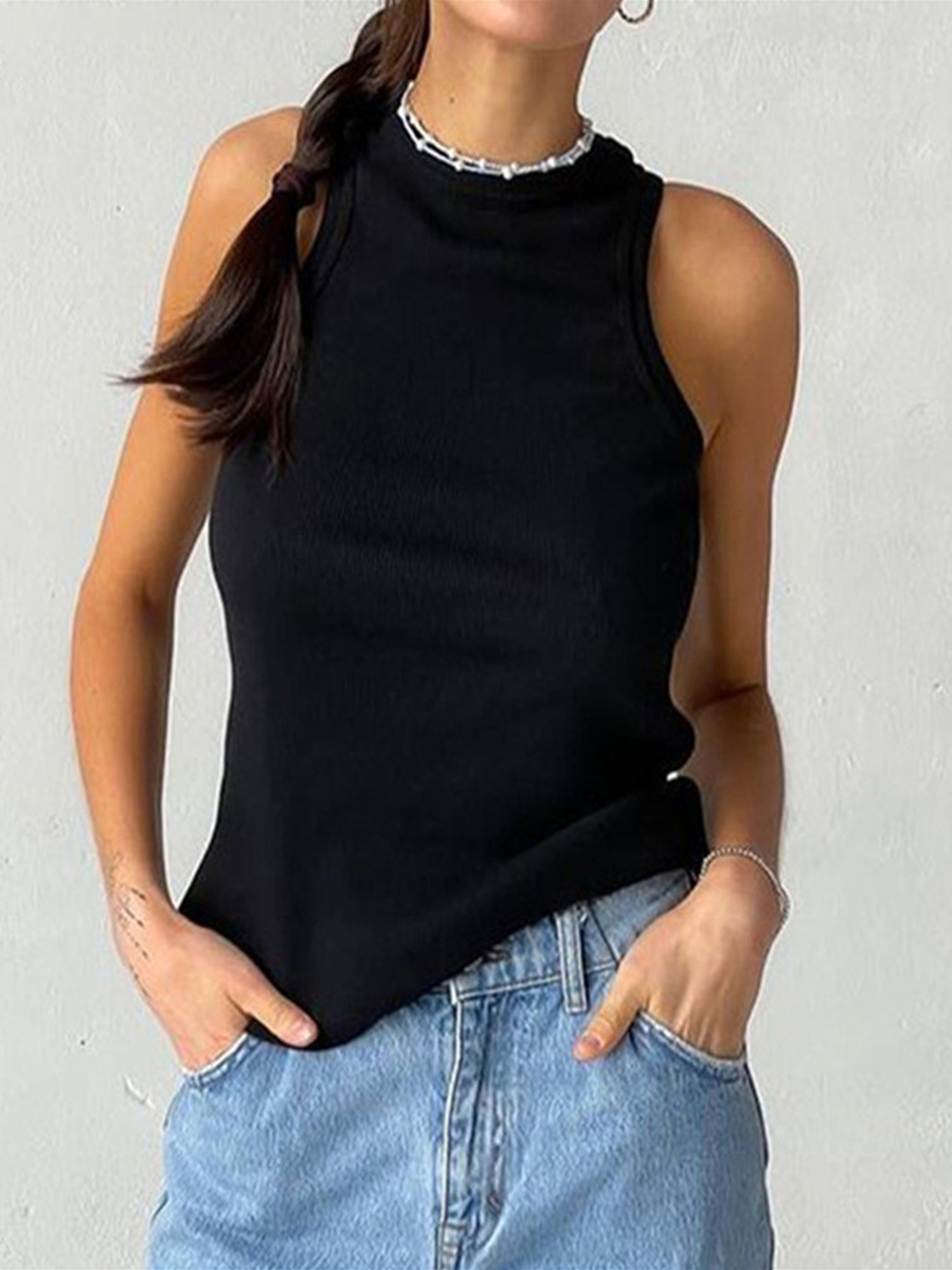 Women's Tank Top Short Casual