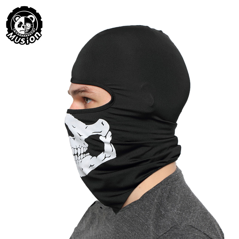  Call of Balaclava Duty Mask Ghost Skull Full Face Mask Skeleton  Ski Bike Motorcycle Windproof Cosplay Mask for Winter Sports Black :  Automotive