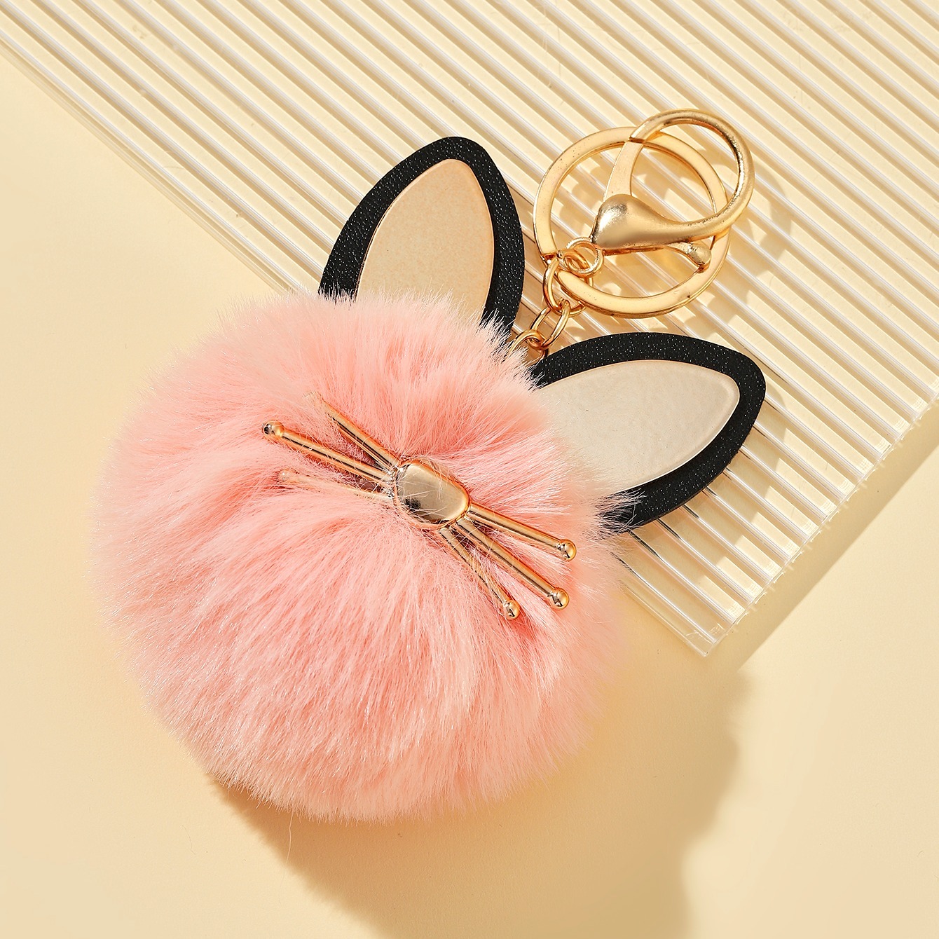 Soft Plush Fur Ball Keychain Fall Winter Pom Pom Cute Colorful Bag Key Chain  Ornament Bag Purse Charm Accessories - Temu