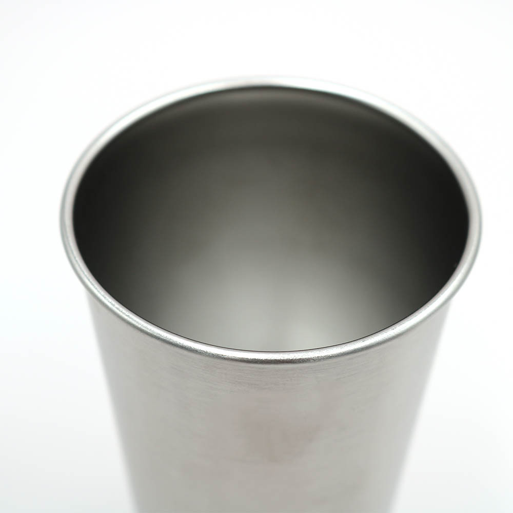 Stainless Steel Cups Metal Pint Cups Shatterproof Drinking Glasses
