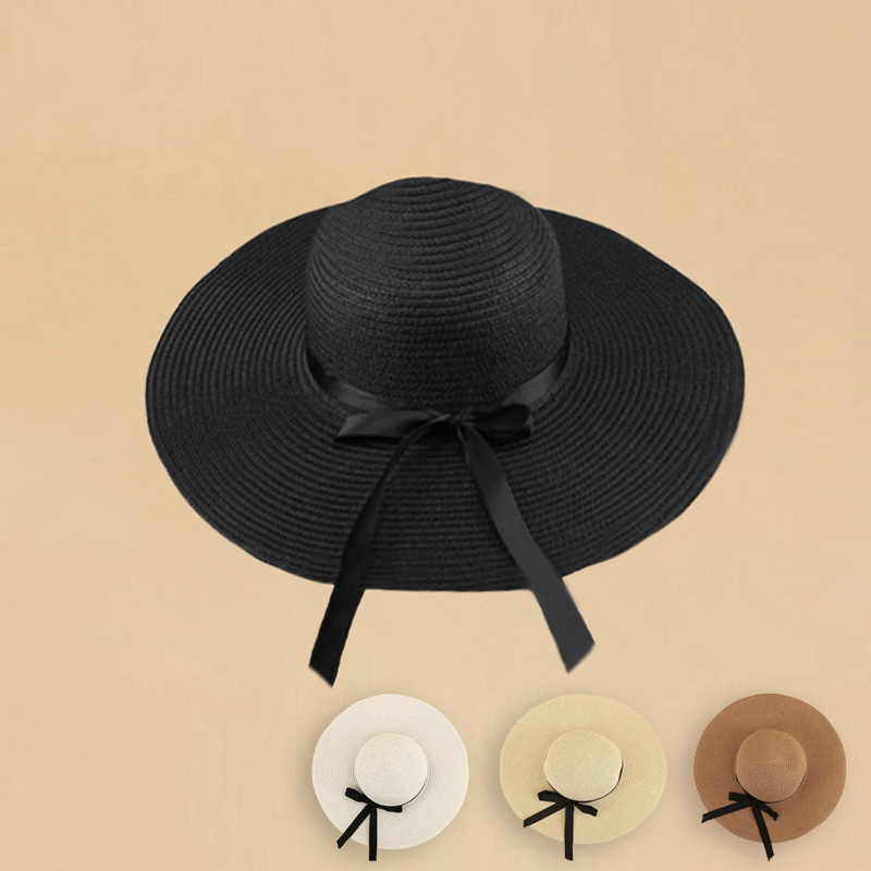 Women Sun Hat Summer Wide Brim Beach Cap Packable Cotton Straw Hat for  Travel,birthday present/Brown 