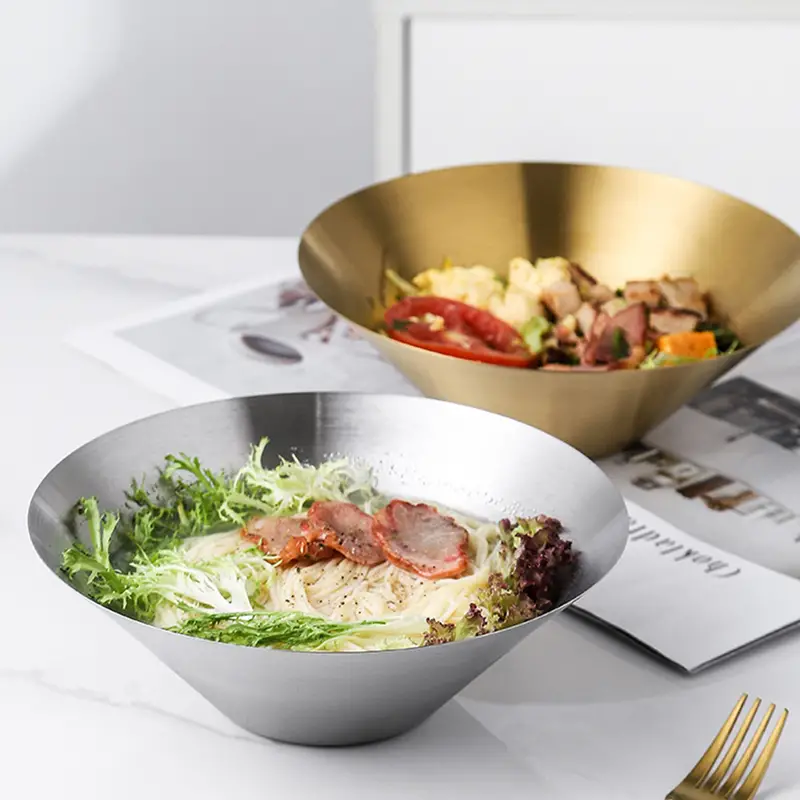 Stainless Steel Bowl, Salad Bowl, Instant Noodle Bowl, Double Insulated  Metal Snack Bowl, Heat-insulated Rice Bowl, Anti-scald Soup Bowl - Temu  Germany