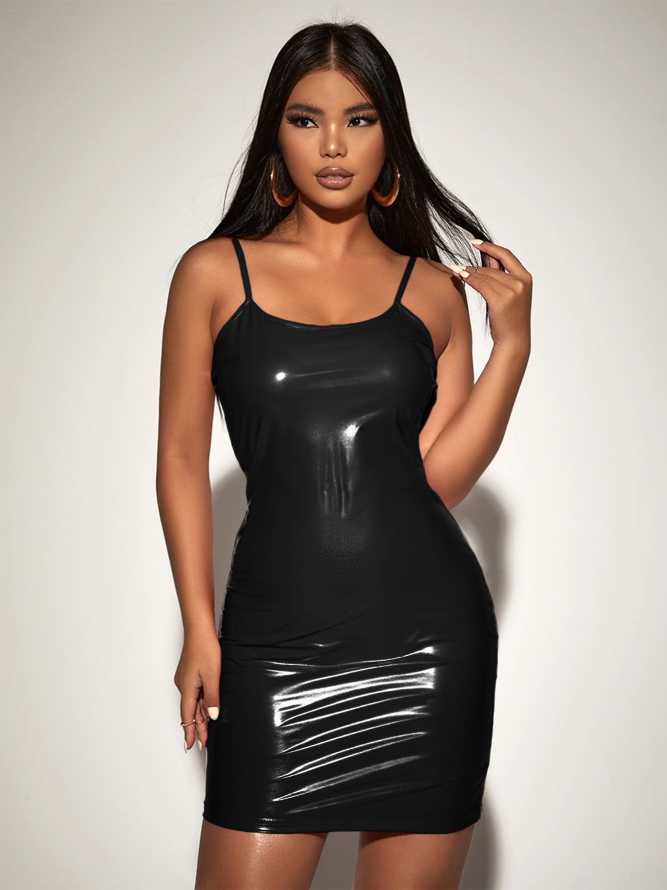 Leather Mini and short dresses for Women