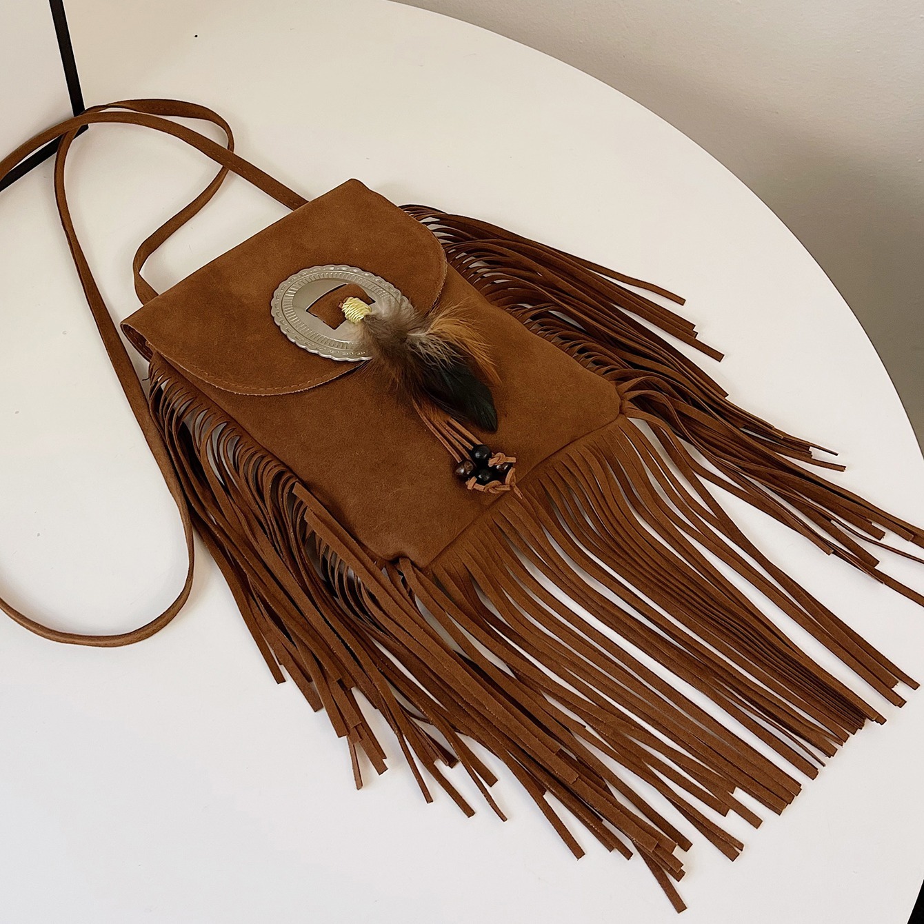 Funky Fringe Vintage Boho Crossbody Bag