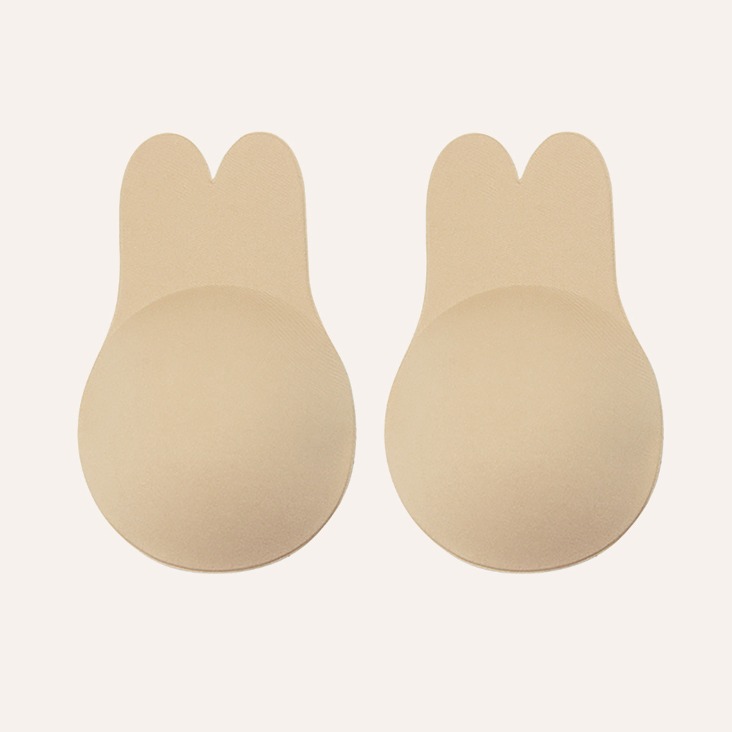 1pair Women's Disposable U-shaped Sexy Breast Petals Nipple Covers,  Invisible Non-Slip Chest Sticker, Women's Lingerie & Underwear Accessories