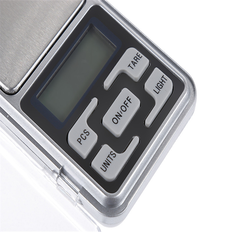 Balanza digital de cocina, de bolsillo. Pesa desde 0.01 hasta 500 gramos.  Balanza de precisión, portátil, para pesar alimentos, joyas, o  medicamentos