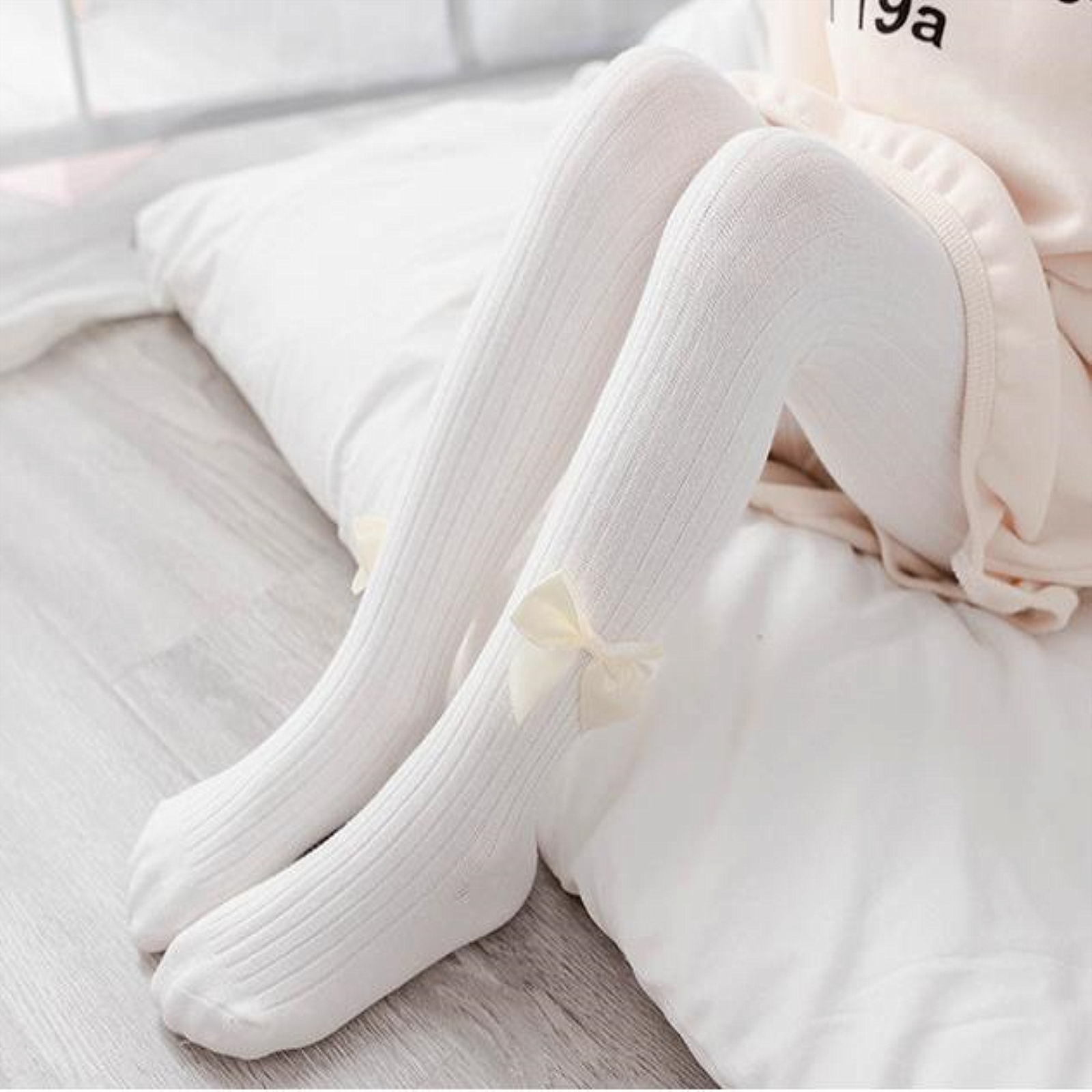Girls Tights Seamless Thick Cotton Cable Knit Leggings Stockings Toddler  Pantyhose Age 1-12y 