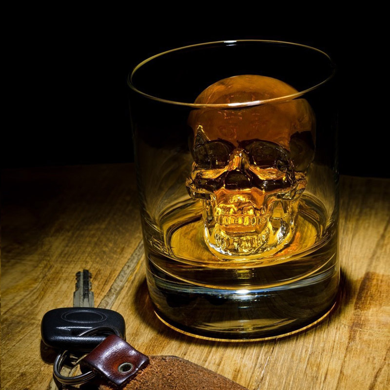 Extra Large 3D Skull Ice Cube Mold Silicone Ice Molds for Whiskey