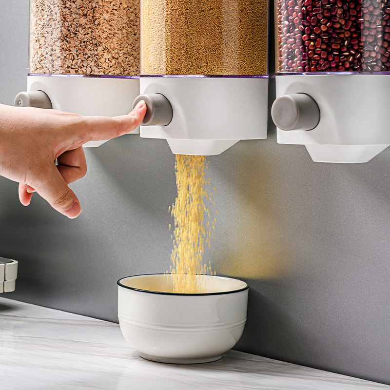 1pc Dry Food Dispenser Cereal Dispenser 5 5l Oatmeal Machine Kitchen  Miscellaneous Grain Storage Tank Oatmeal Dried Fruit Snack Storage Tank  Food Storage Cans Kitchen Accessories, Check Out Today's Deals Now