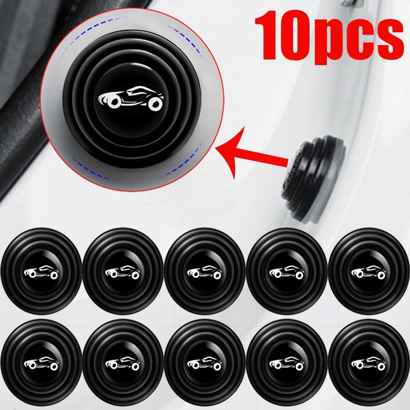 10pcs Car Anti Collision Silicone Pad Car Door Closing Shock Proof, Quick  & Secure Online Checkout