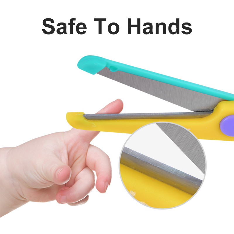 Mideer Round Head Kids Safety Scissors Preschool Training - Temu Mexico