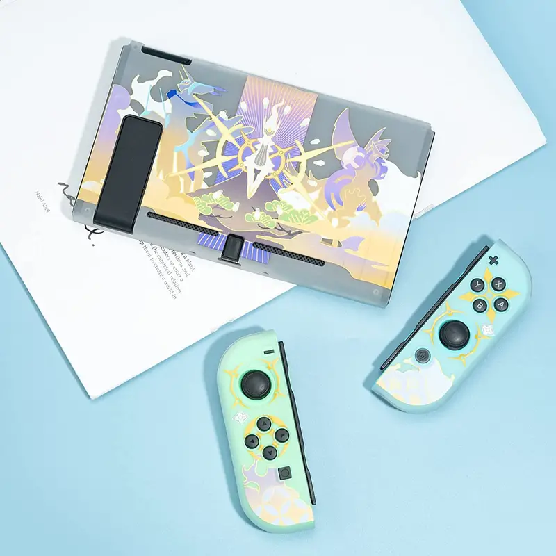 case cover with console and joy con controller protective cover accessories for switch switch oled for easter gift birthday gift valentine day gift girlfriend boyfriend gift details 3
