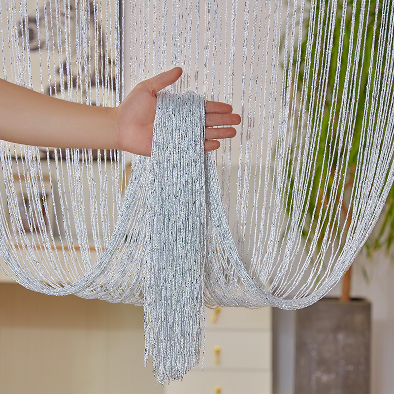 Curtain Window Door String for Tassels Beads Hanging Fringe Hippie Room  Divider Window Hallway Entrance Wall Closet Bedroom Privacy Decor (3979
