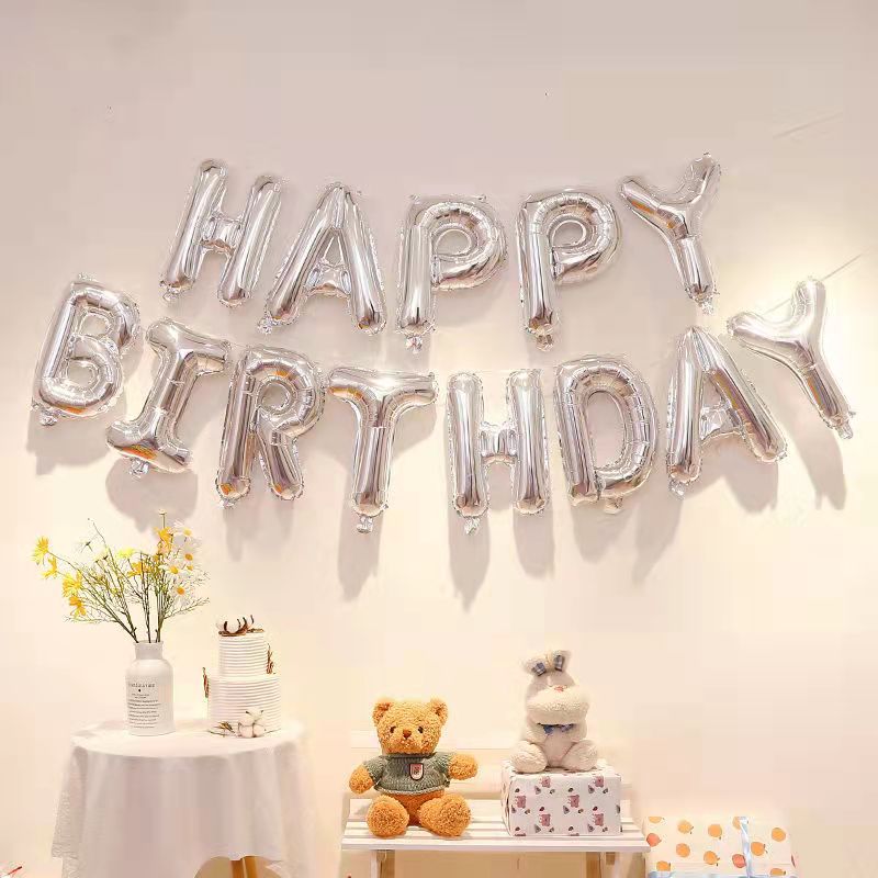 Birthday Party Decorations Happy Birthday Balloon Banner - Temu