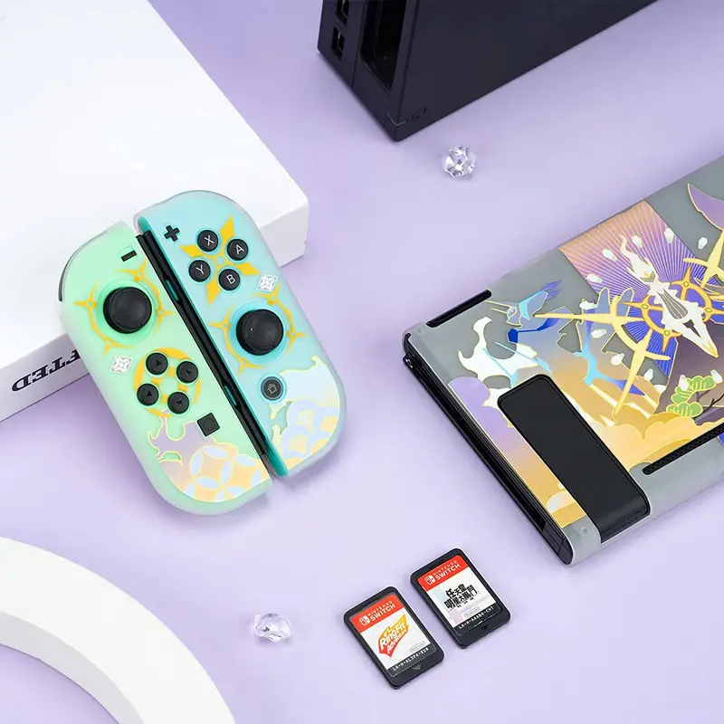 case cover with console and joy con controller protective cover accessories for switch switch oled for easter gift birthday gift valentine day gift girlfriend boyfriend gift details 5