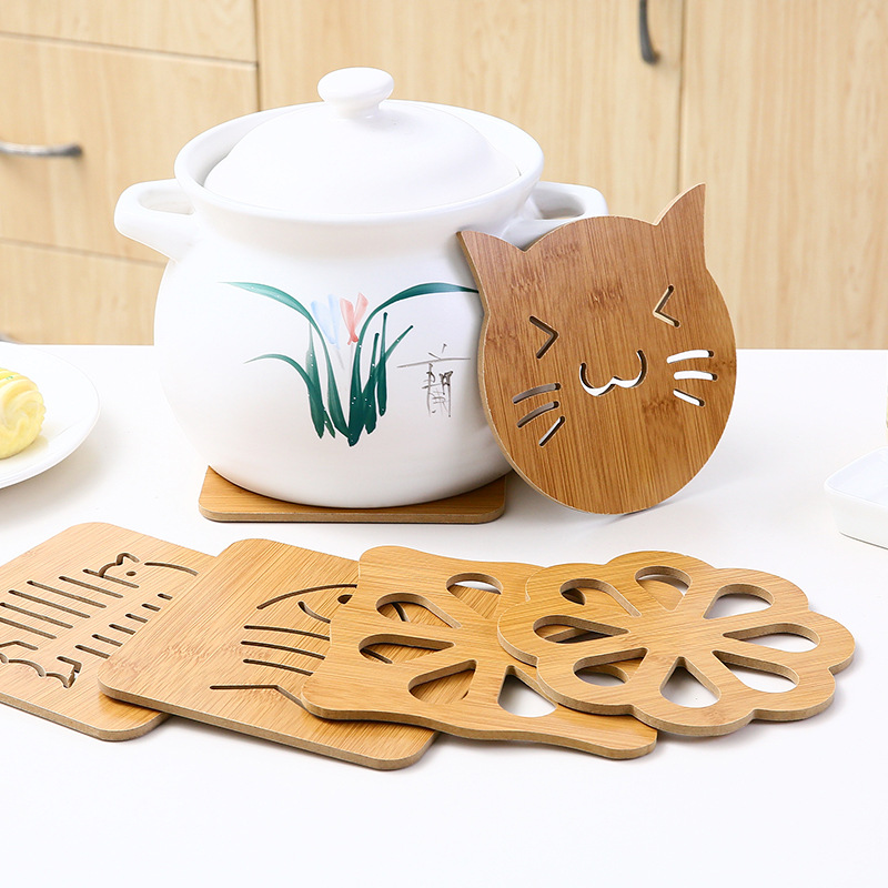 Bamboo Teapot and Trivet Gift Set