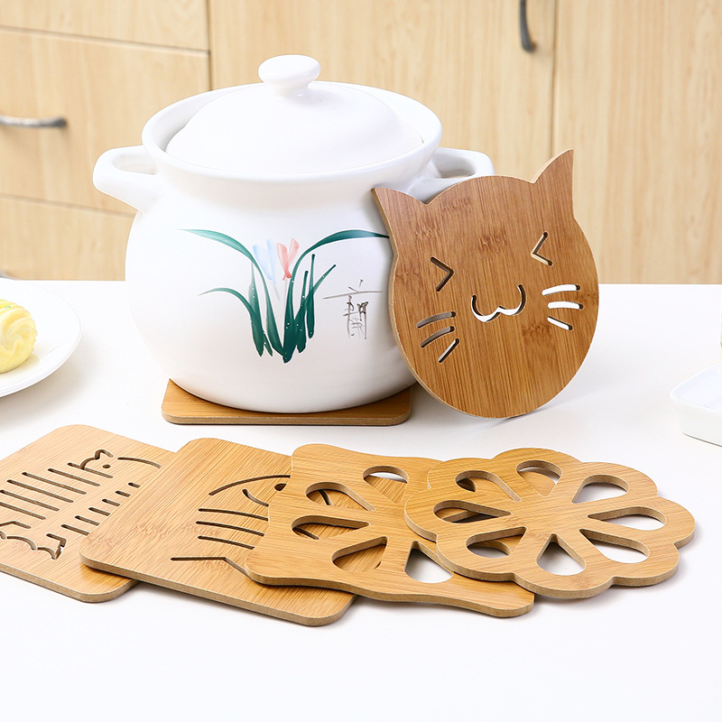 Creative Teapot Mat Teacup Mat Bamboo Mat Insulation Tea Mat