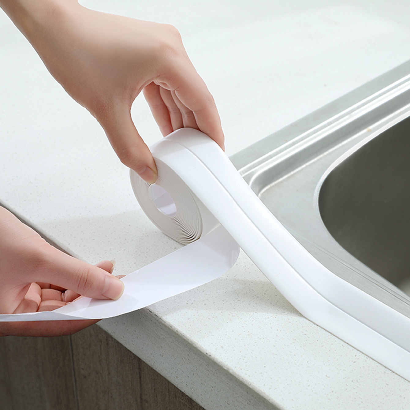 Waterproof Shower Bath Sealing Strip Tape Self Adhesive - Temu