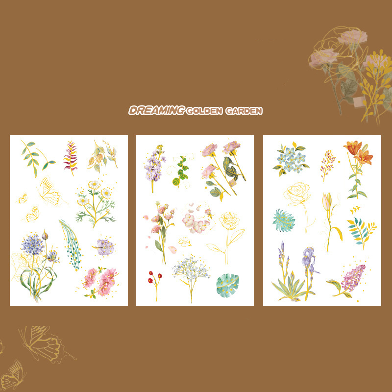 Flower Sticker Set - Floral Stickers, Journal Stickers, Flower Stickers,  Pastel, Garden, Nature, Bouquet, Floral, Leaves, Summer, Green