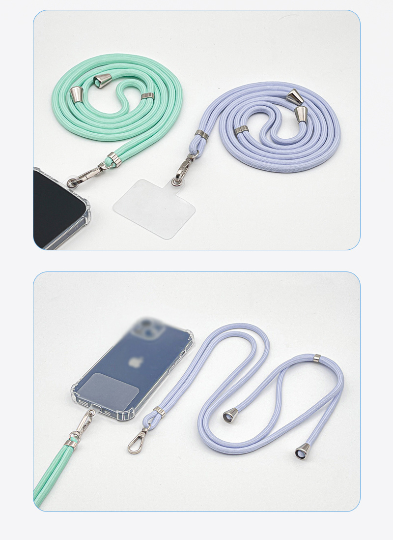 Universal Crossbody Nylon Patch Phone Lanyards For Iphone, Universal