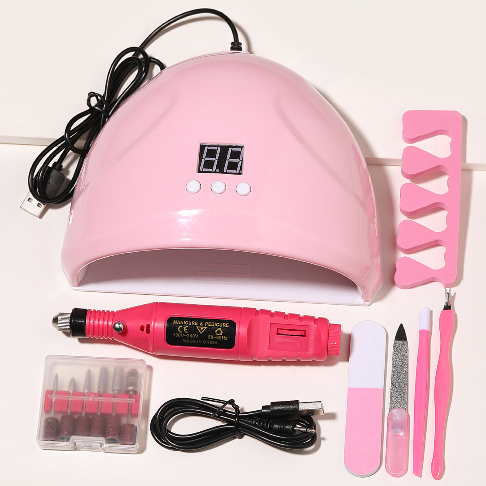 7-in-1-nail-art-tool-set-nail-lamp-nail-polish-glue-drying-machine-nail