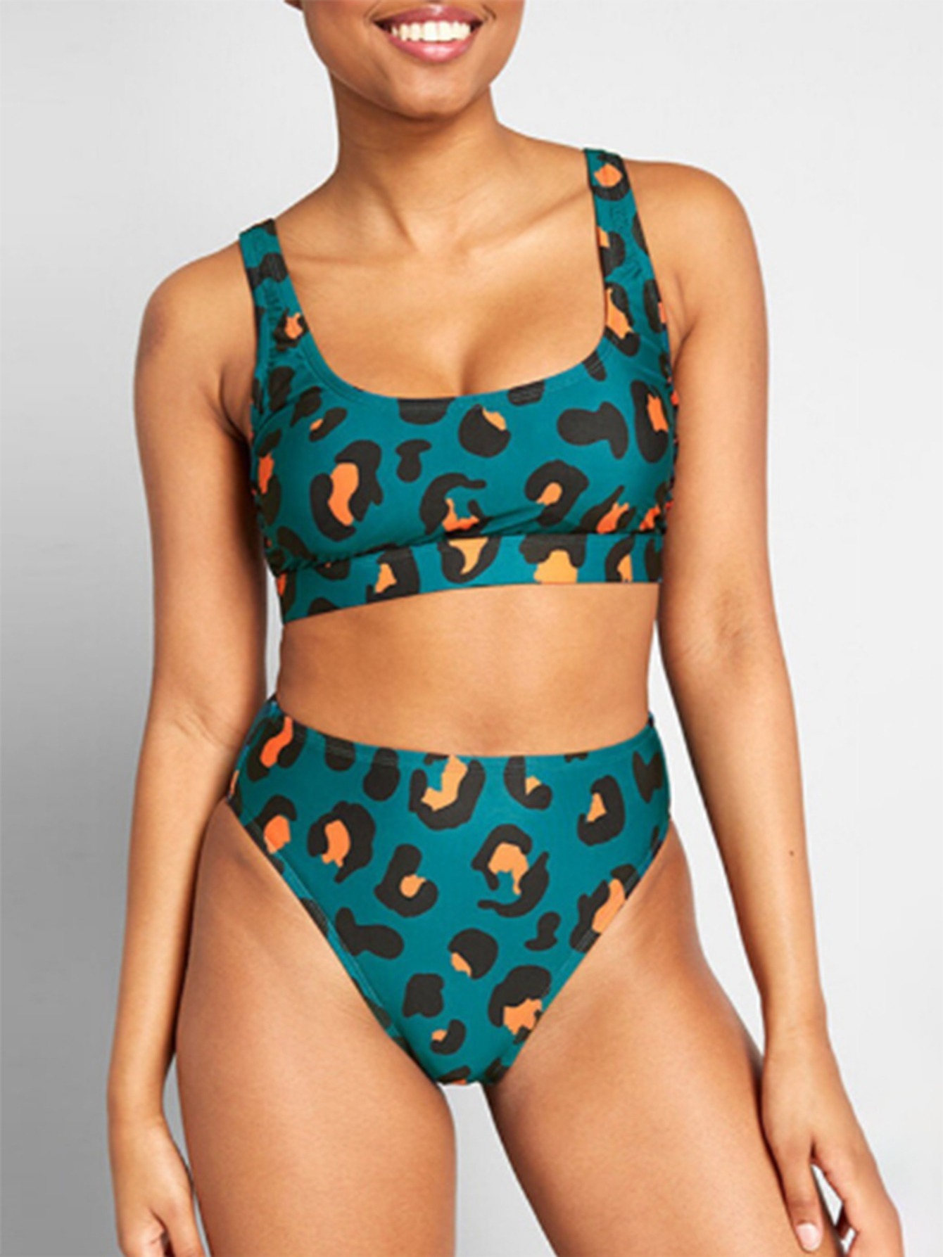 FOUND: The Kmart leopard print bikini and one piece under $25.