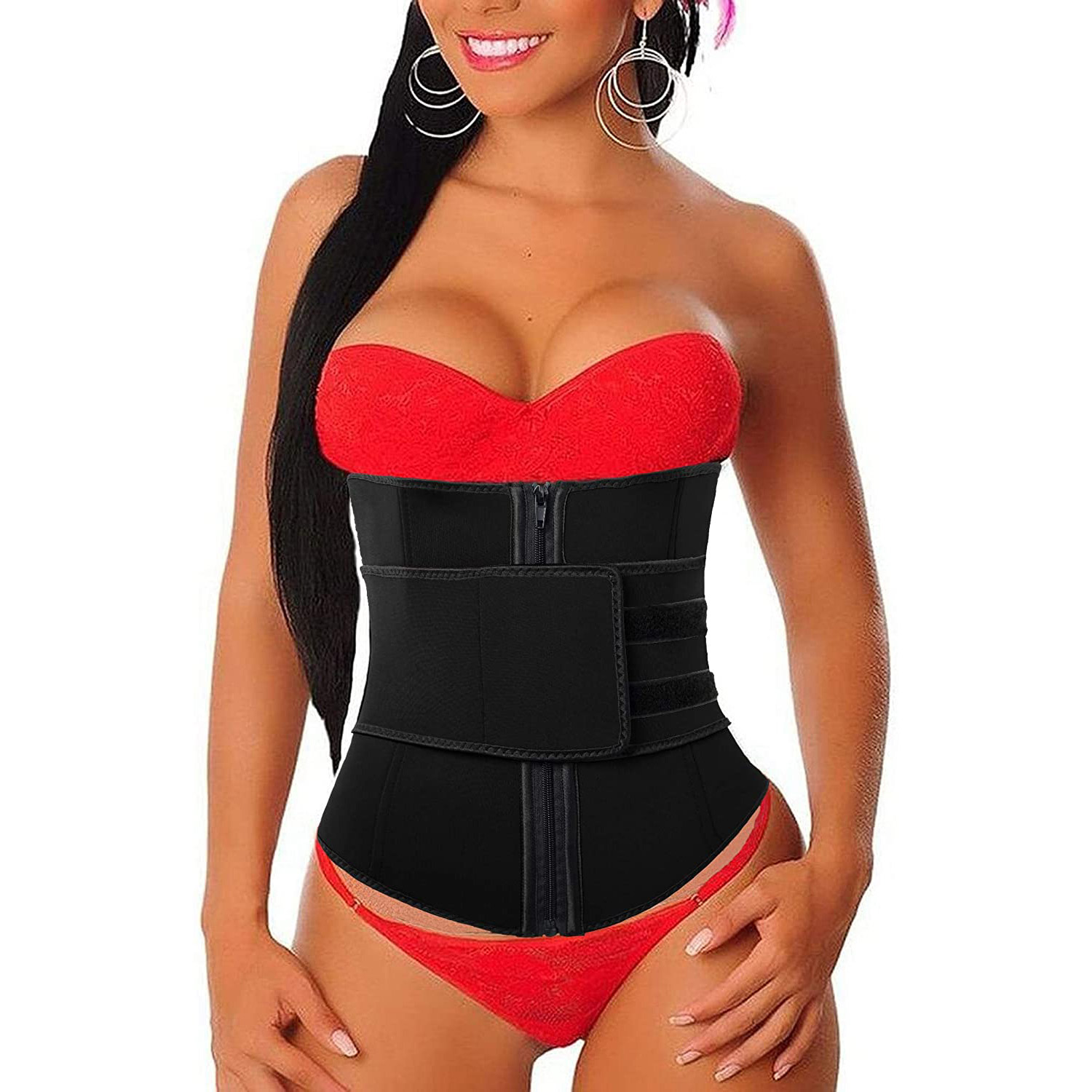 PLUS SIZES Faja Reductora de Neopreno pierde baja peso suda sauna quema  grasa