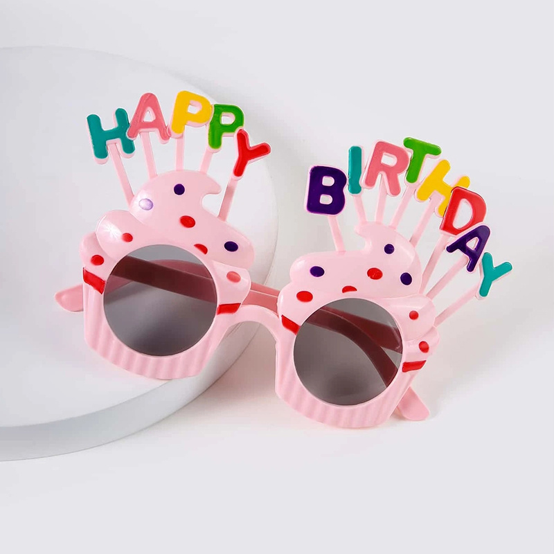 1pc Occhiali di decorazione divertenti per feste di compleanno a sorpresa