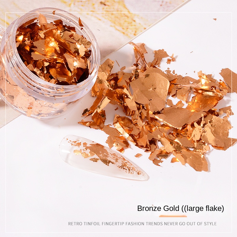 Craft Foil Flakes Gold Silver Rose Gold for Epoxy Crafts, Nail Art, Ca —  The Nerdy Birdy