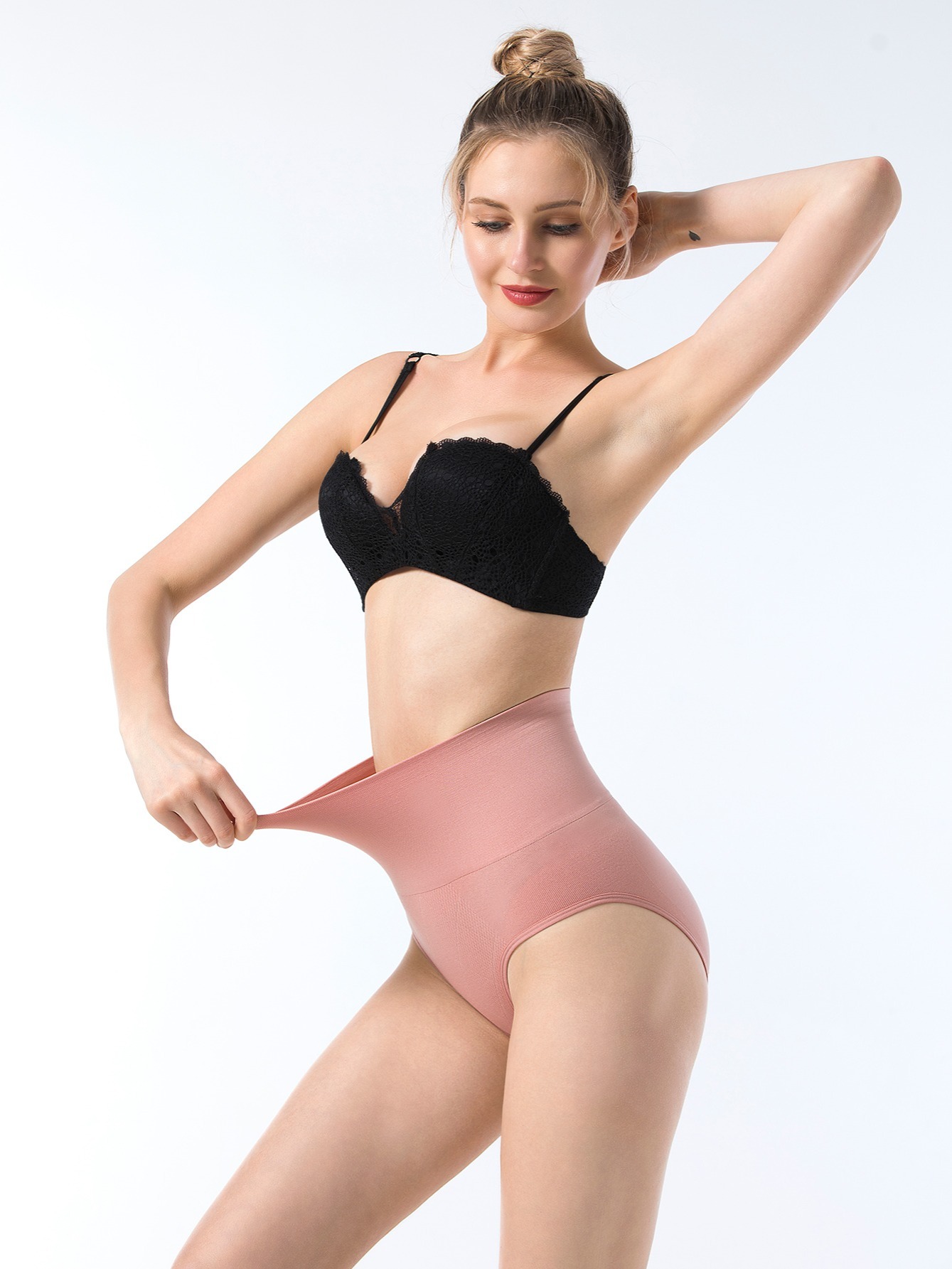 DREAM SLIM Women's High-Waist Seamless Body Shaper Briefs Firm Tummy  Control Slimming Shapewear Panties Girdle Underwear