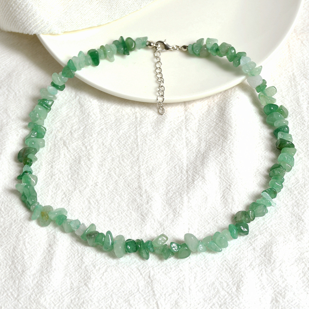 GEM EMPORIUM Tourmaline & Emerald Beads Necklace Certified 5 Line Beaded  Necklace Beads Choker Strand Handmade for Women and Girls/Beads Jewelry for