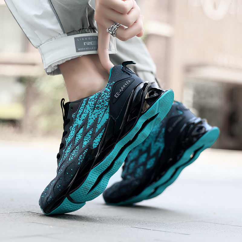 Men's Blade Running Shoes Shock Absorption Sneakers