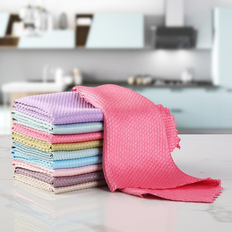 Microfiber Fish Sale Towel Kitchen Cleaning Towel Glass Cleaning