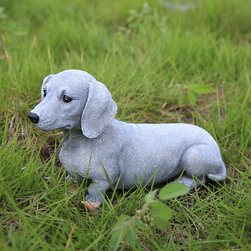 Dachshund Puppy Dog Figurine HotAnt Collectable Home Garden