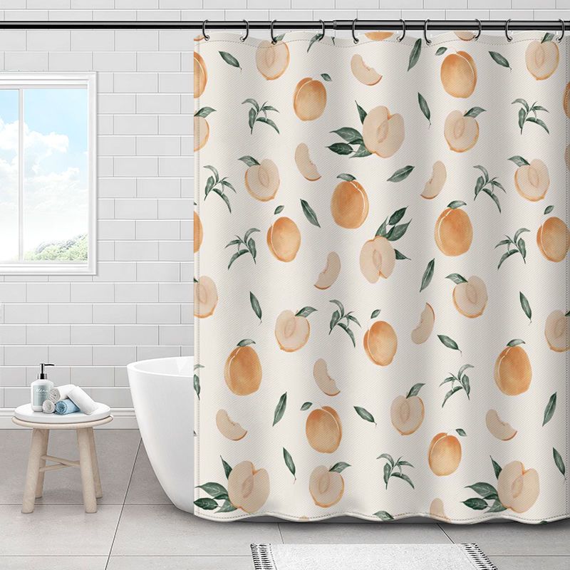 urban outfitters shower curtain peach