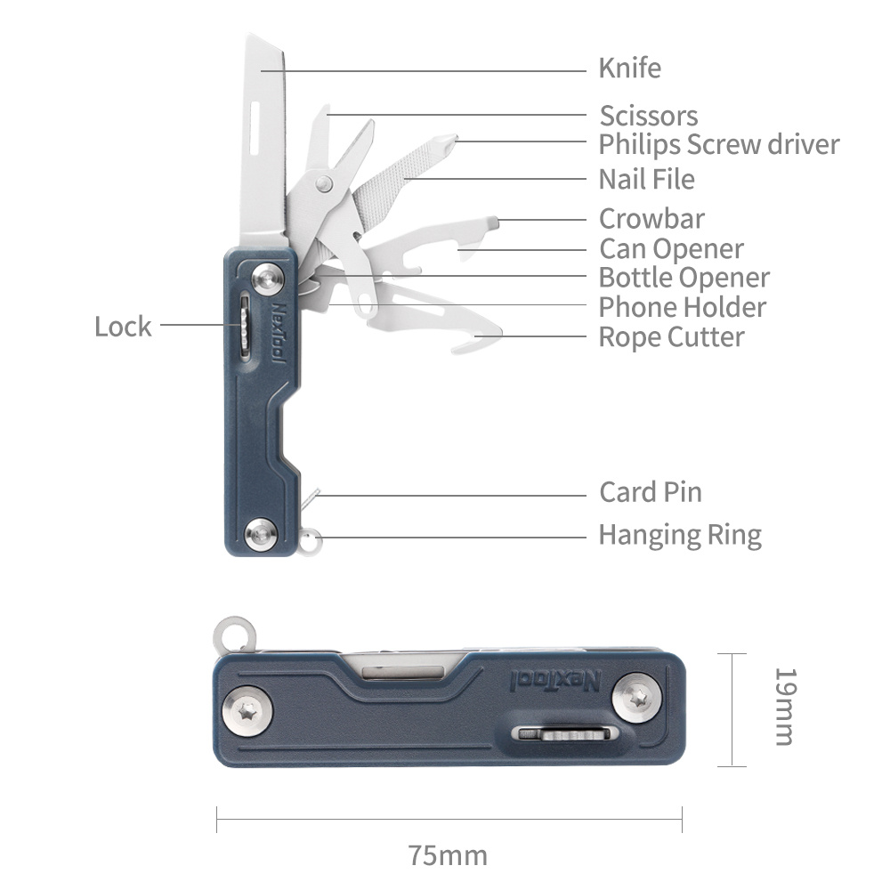 Everyday Carry Keychain Can Opener Micro Tool