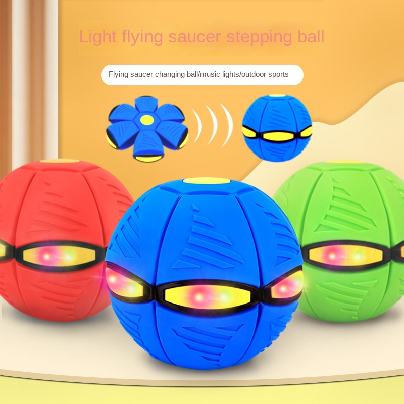 LTS FAFA LED soucoupe volante plat lancer disque balle avec lumière LED  jouet enfants extérieur jardin