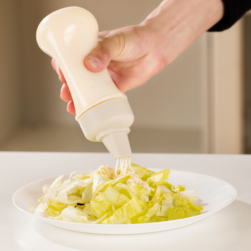 Kitchen Convenient Squeeze Sauce Bottle: Plastic Salad - Temu