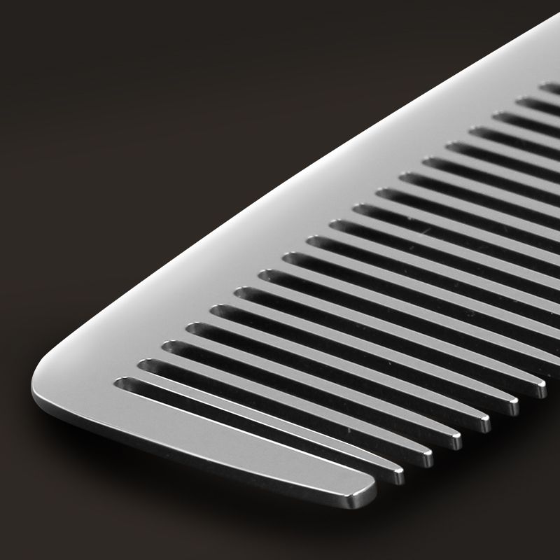 Hair Combs 304 Stainless Steel Anti Static Fine Cut Wide Fine Tooth Comb  Flat Top Rat Tail Comb Hairdressing Comb For Women Men Hair Styles - Beauty  & Personal Care - Temu