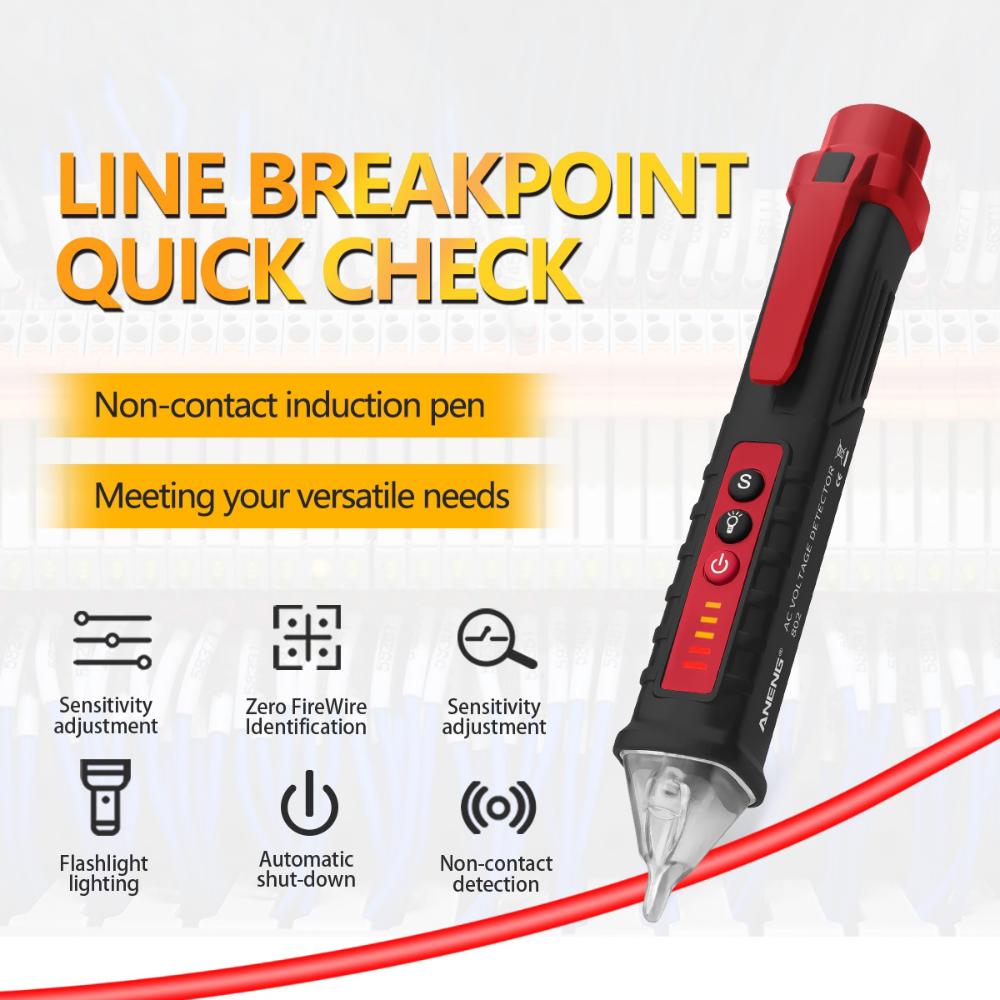 Intelligent Induction Test Pen Non Contact Power Test Zero Fire Wire ...