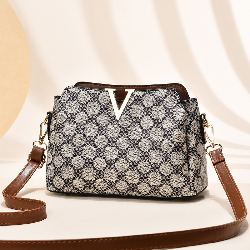 Louis Vuitton Pattern Print Crossbody Bag