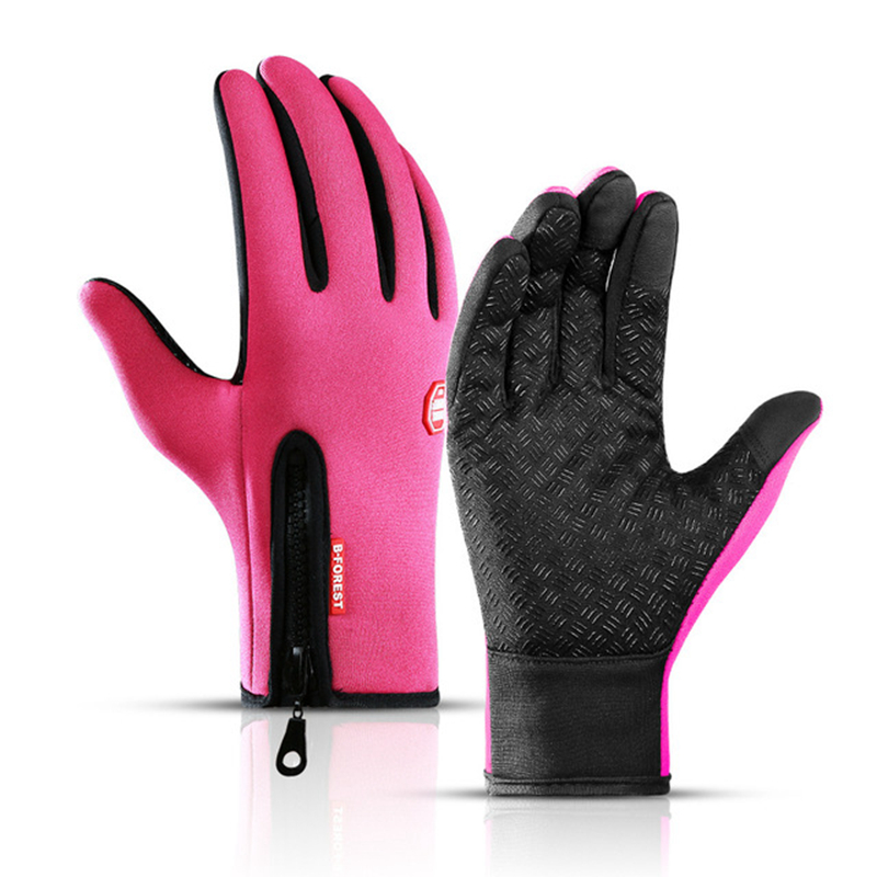 Guantes antideslizantes para hombre Guantes impermeables para bicicleta  Dedos completos térmicos para gimnasio Fitness JShteea El nuevo