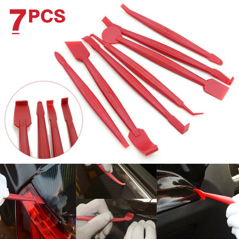 7pcs Car Sticker Scraper Tool