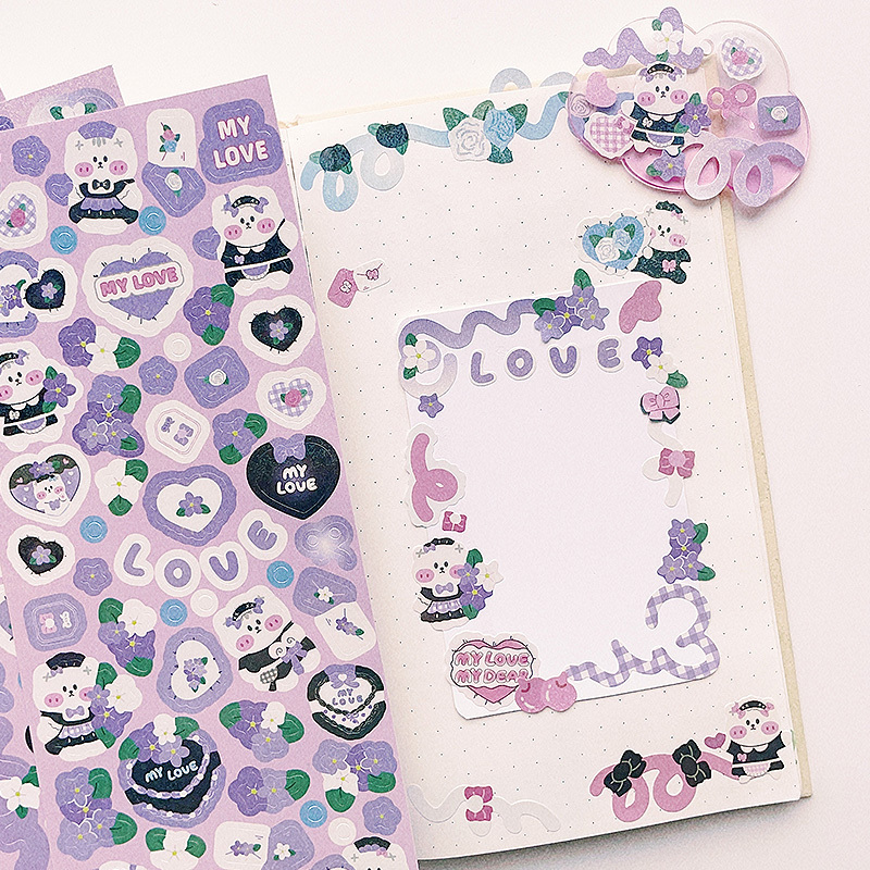 Shiny Cartoon Scrapbook Stickers For Photo Album Journal - Temu