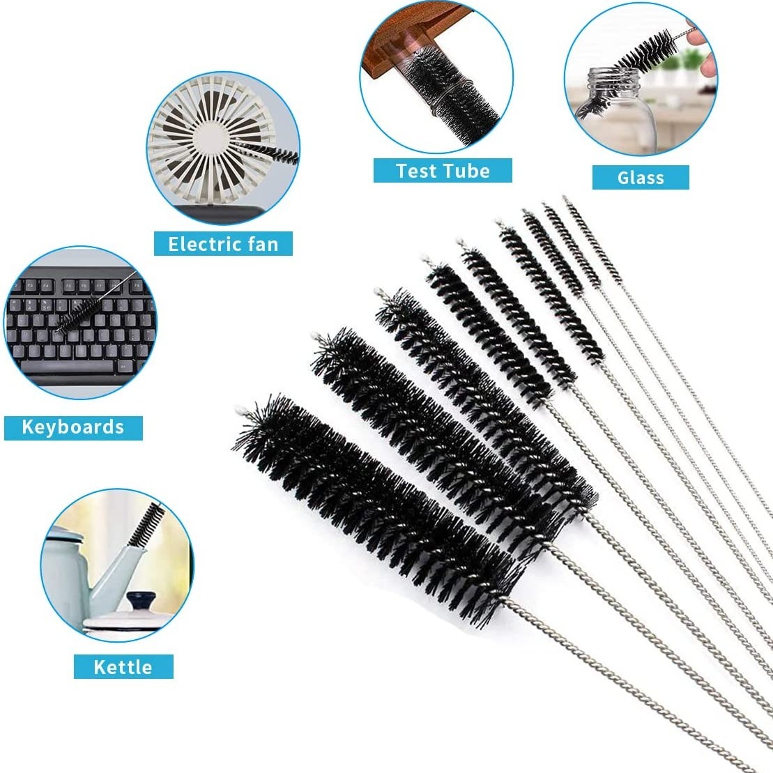 Tube Cleaning Brushes: Perfect For Lab Tubes, Auto Parts, Bottles & Pipes!  - Temu