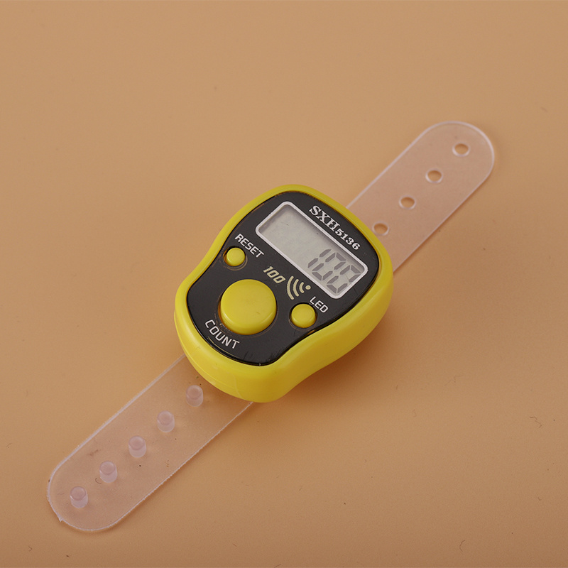 Yellow Hand Tally Counter