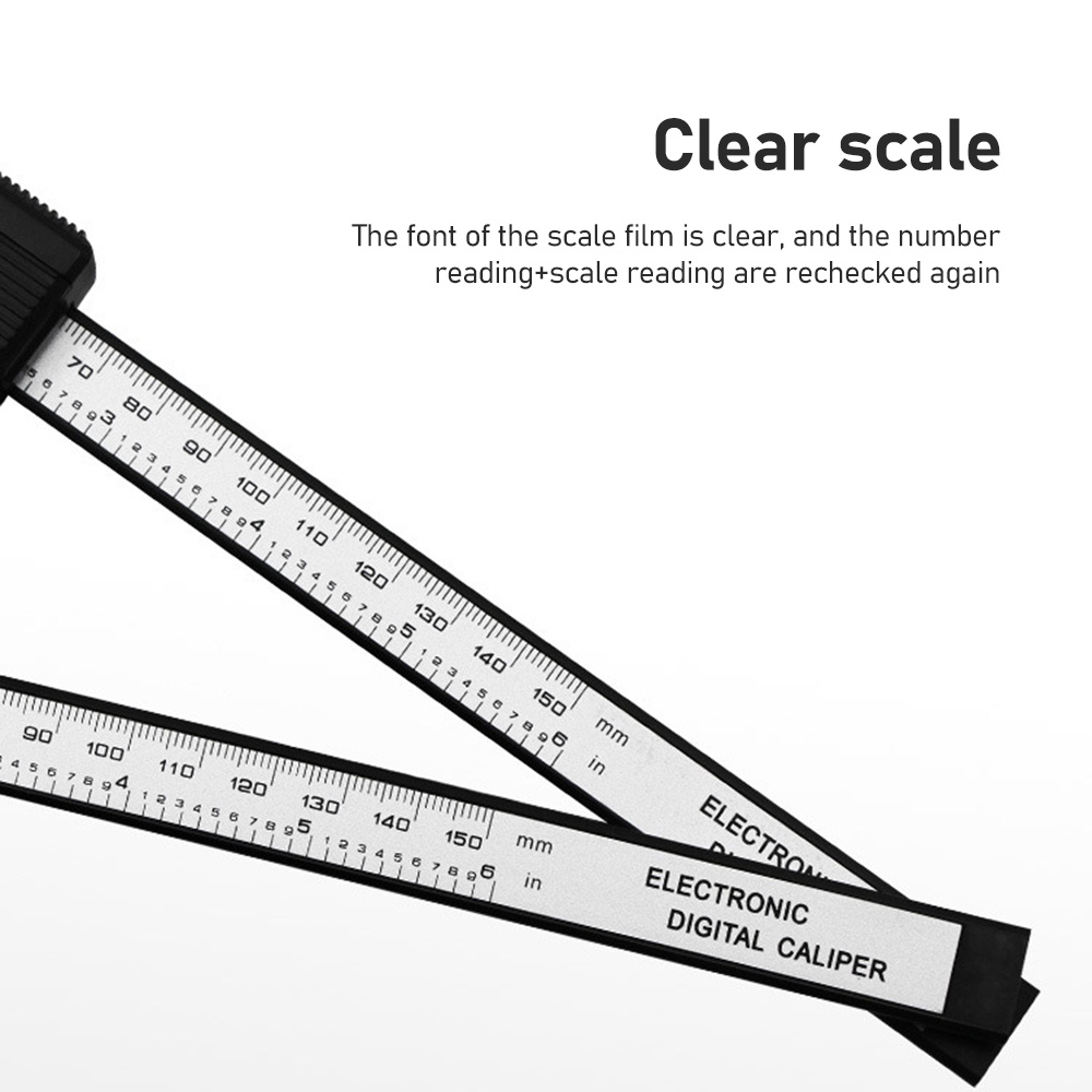 Electronic Digital Vernier Caliper High Strength Plastic Temu