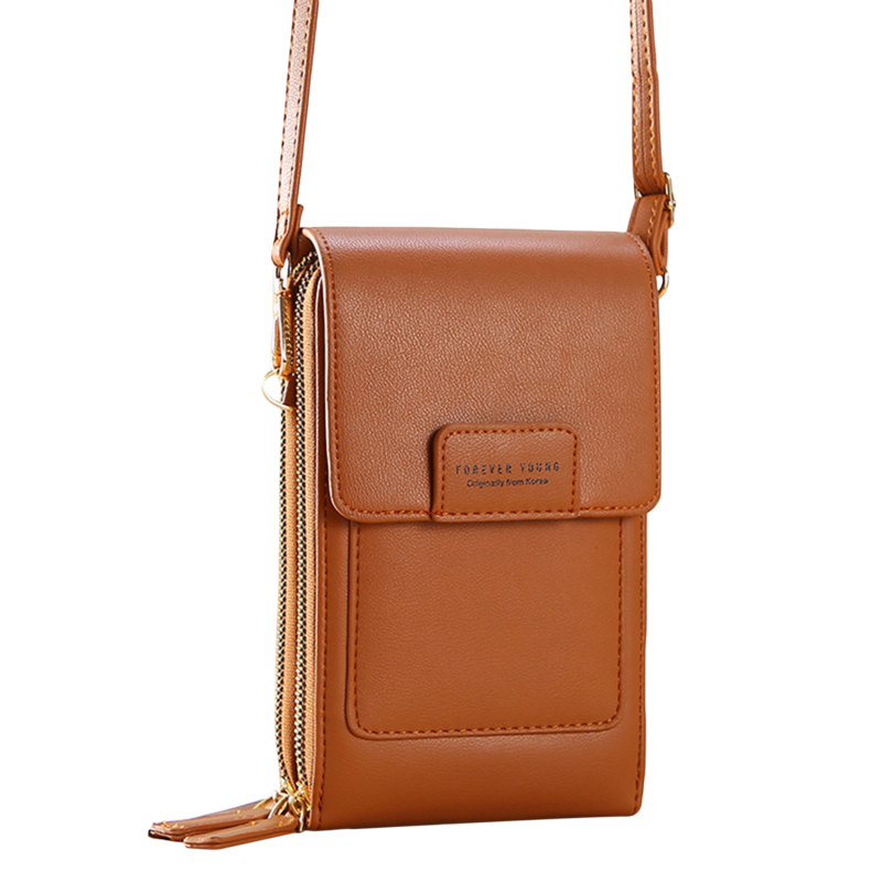 Forever Young Mini Shoulder Bag  Leather Phone Bag Purse Handbag
