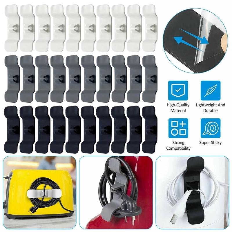 

6pcs Cord Wrap Holder, Cord Keeper, Cord Hider, Cable Organizer Wire Storage Attachment For Small Home Appliances, Bathroom Accessories